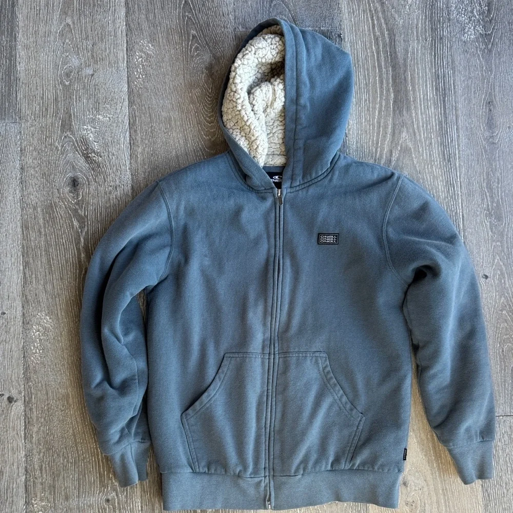 O'Neill Gray Kids Hoodie with Cozy Lining